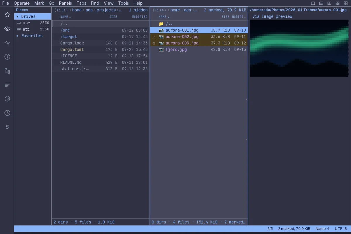 norte-gui — a native window that brings its own daemon
